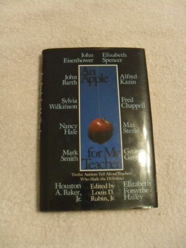cover image An Apple for My Teacher: Twelve Authors Tell about Teachers Who Made the Difference