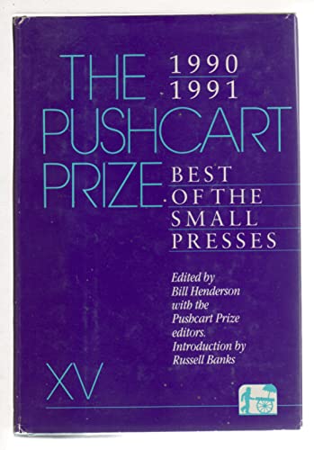 cover image Pushcart Prize: Best of the Small Presses, 1991-1992