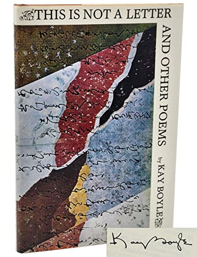 cover image This Is Not a Letter and Other Poems