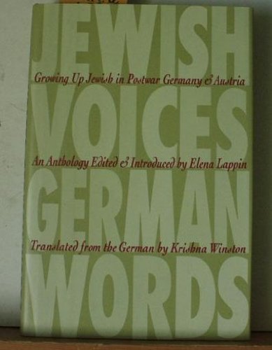 cover image Jewish Voices, German Words: Growing Up Jewish in Postwar Germany and Austria