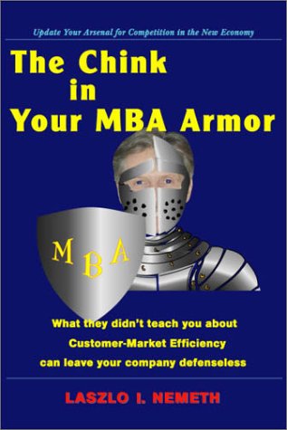 cover image THE CHINK IN YOUR MBA ARMOR: What They Didn't Teach You About Customer-Market Efficiency Can Leave Your Company Defenseless