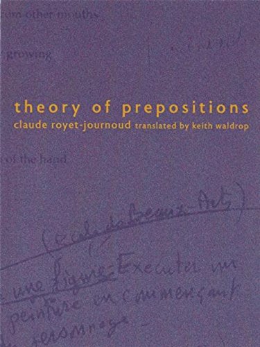 cover image Theory of Prepositions