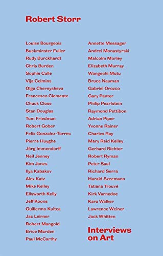 cover image Robert Storr: Interviews on Art