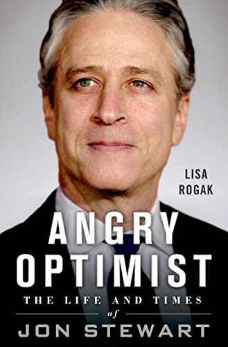 cover image Angry Optimist: The Life and Times of Jon Stewart