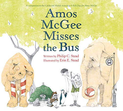 cover image Amos McGee Misses the Bus