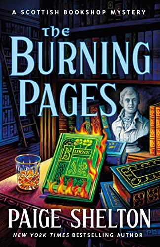 cover image The Burning Pages: A Scottish Bookshop Mystery