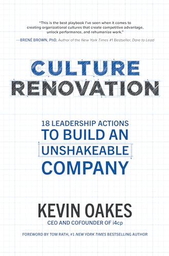 cover image Culture Renovation: 18 Leadership Actions to Build an Unshakeable Company