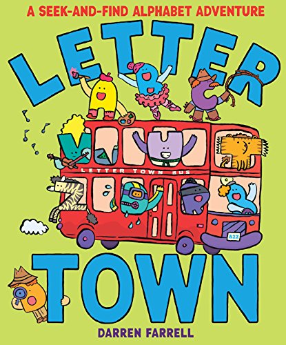 cover image Letter Town: A Seek-and-Find Alphabet Adventure 
