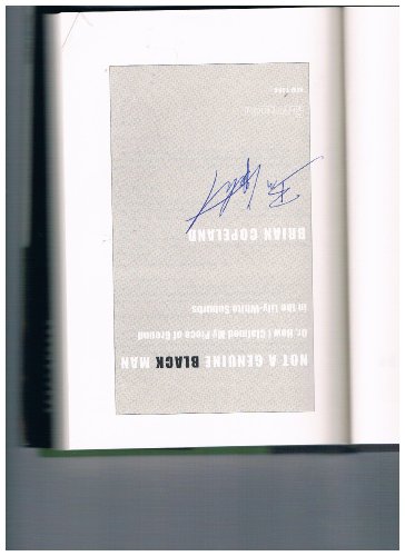 cover image Not a Genuine Black Man: Or, How I Claimed My Piece of Ground in the Lily-White Suburbs