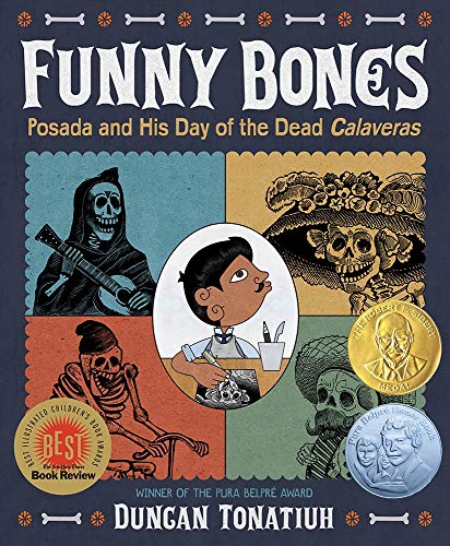 cover image Funny Bones: Posada and His Day of the Dead Calaveras