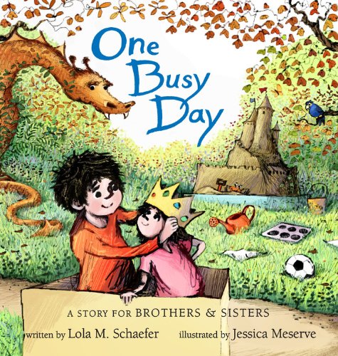 cover image One Busy Day: A Story for Brothers & Sisters