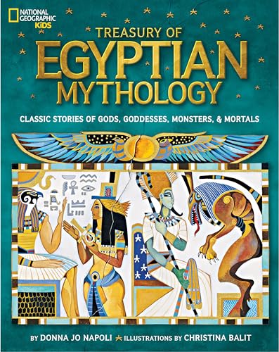 cover image Treasury of Egyptian Mythology: Classic Stories of Gods, Goddesses, Monsters & Mortals