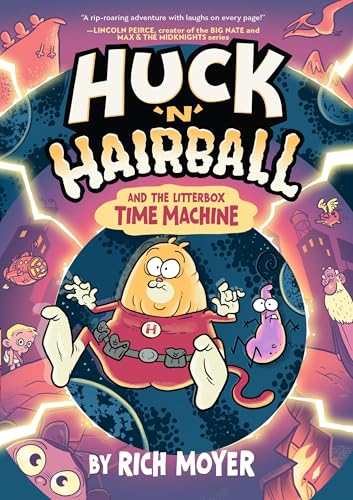 cover image Huck ’N’ Hairball and the Litterbox Time Machine