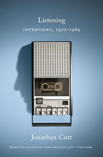 cover image Listening: Interviews, 1970-1989 