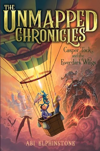 cover image Casper Tock and the Everdark Wings (The Unmapped Chronicles #1)