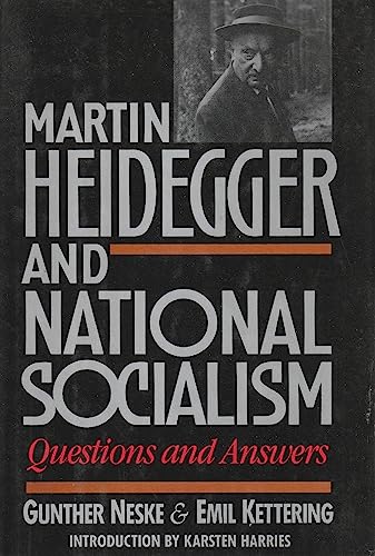 cover image Martin Heidegger and National Socialism: Questions and Answers