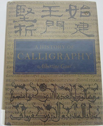 cover image A History of Calligraphy