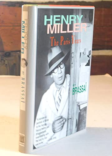 cover image Henry Miller: The Paris Years