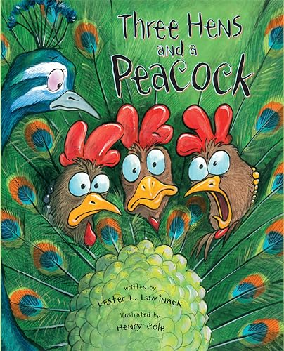 cover image Three Hens and a Peacock