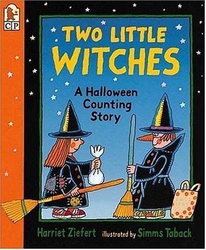 cover image Two Little Witches: A Halloween Counting Story