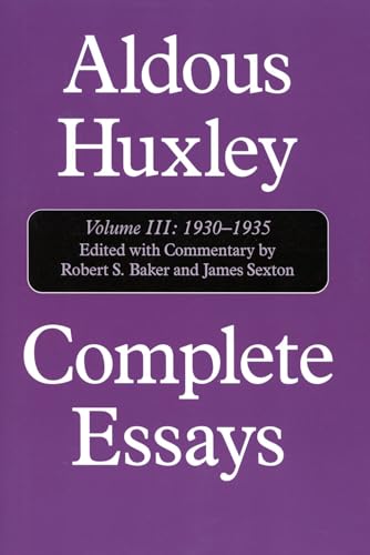 cover image Complete Essays: Volume III: 1930-1935