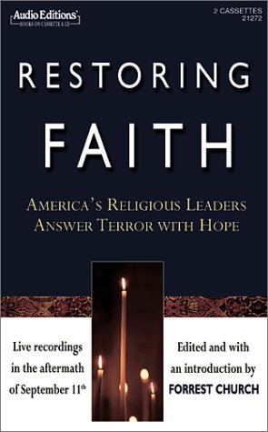 cover image RESTORING FAITH: America's Religious Leaders Answer Terror with Hope