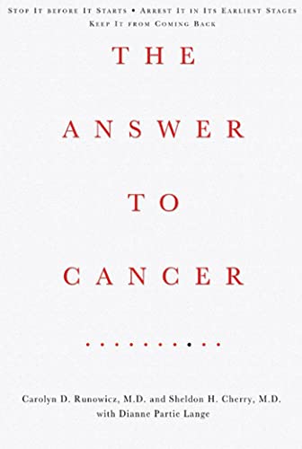 cover image THE ANSWER TO CANCER