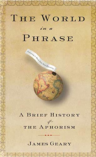 cover image The World in a Phrase: A Brief History of the Aphorism