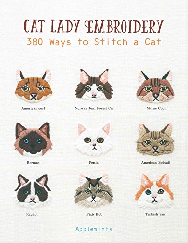 cover image Cat Lady Embroidery: 380 Ways to Stitch a Cat