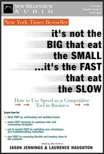 ITS NOT THE BIG THAT EAT THE SMALL... ITS THE FAST THAT EAT THE SLOW