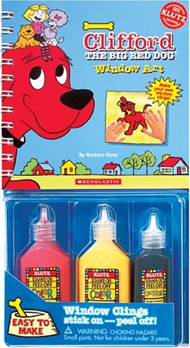 cover image Clifford the Big Red Dog Window Art [With Paint and Plastic Overlays]