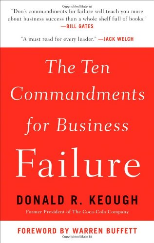 cover image The Ten Commandments for Business Failure