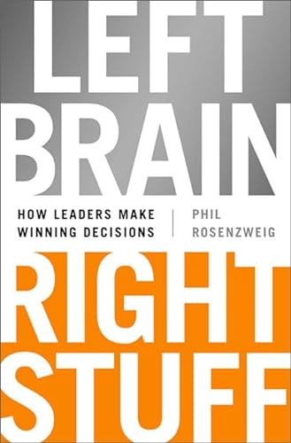 cover image Left Brain Right Stuff: How Leaders Make Winning Decisions