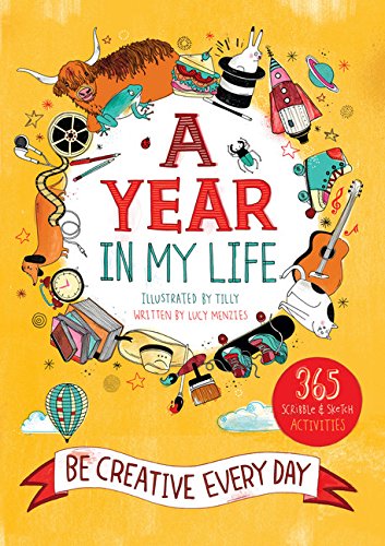 cover image A Year in My Life: 365 Scribble & Sketch Activities