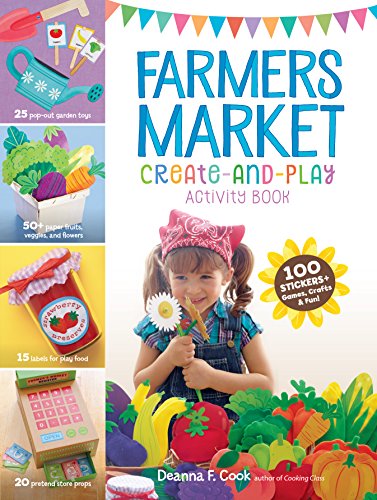 cover image Farmers Market Create-and-Play Activity Book