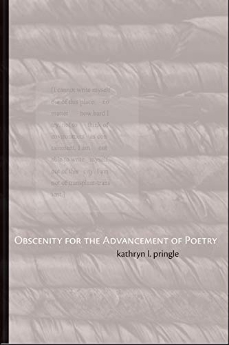 cover image Obscenity for the Advancement of Poetry