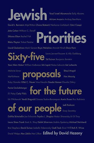 cover image Jewish Priorities: Sixty-Five Proposals for the Future of Our People