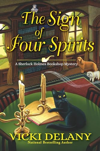 cover image The Sign of Four Spirits: A Sherlock Holmes Bookshop Mystery