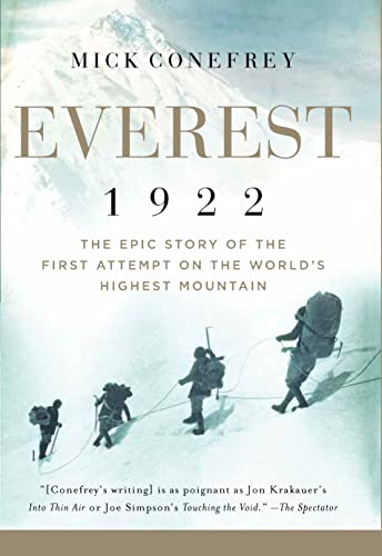 cover image Everest 1922: The Epic Story of the First Attempt on the World’s Highest Mountain