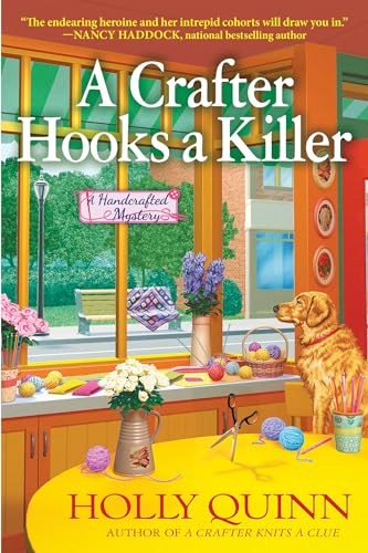 cover image A Crafter Hooks a Killer: A Handcrafted Mystery