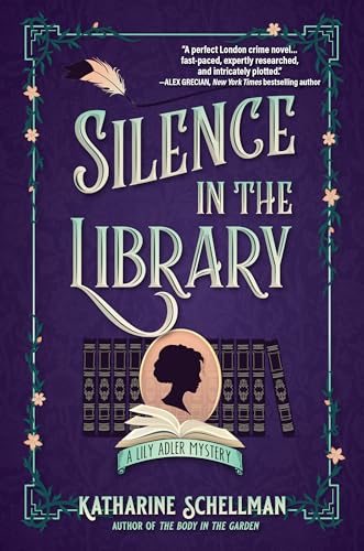cover image Silence in the Library: A Lily Adler Mystery
