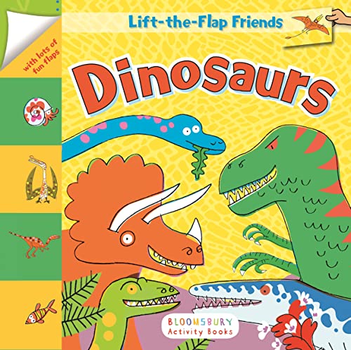 cover image Lift-the-Flap Friends: Dinosaurs