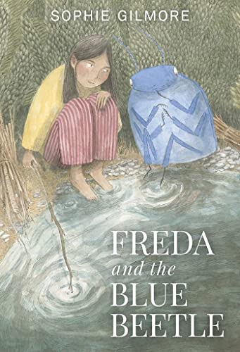 cover image Freda and the Blue Beetle