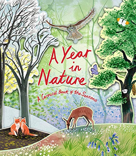 cover image A Year in Nature: A Carousel Book of the Seasons