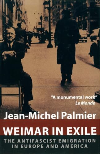 cover image Weimar in Exile: Exile in Europe, Exile in America