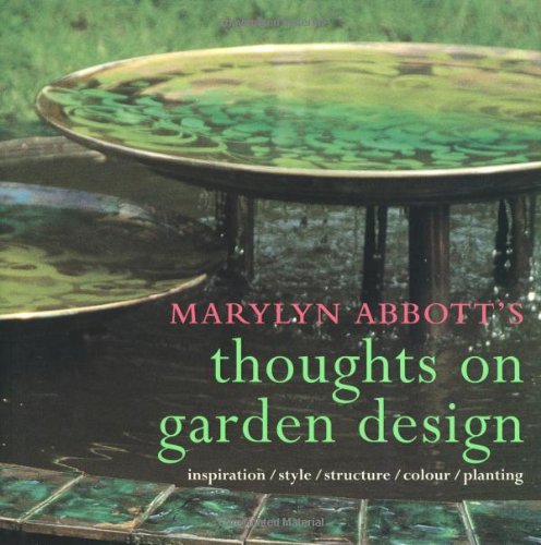 cover image Thoughts on Garden Design: Inspiration, Style, Structure, Colour, Planting
