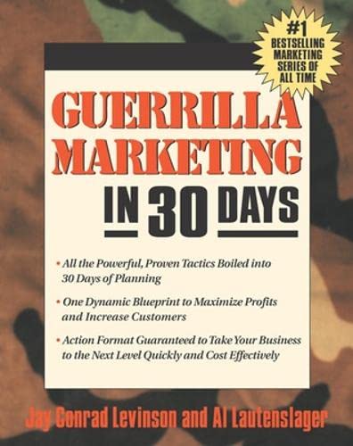 cover image GUERRILLA MARKETING IN 30 DAYS