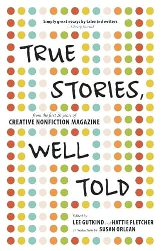 cover image True Stories, Well Told: From the First 20 Years of ‘Creative Nonfiction’ Magazine 
