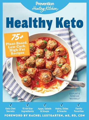 cover image Healthy Keto: 75+ Plant-Based, Low-Carb, High-Fat Recipes