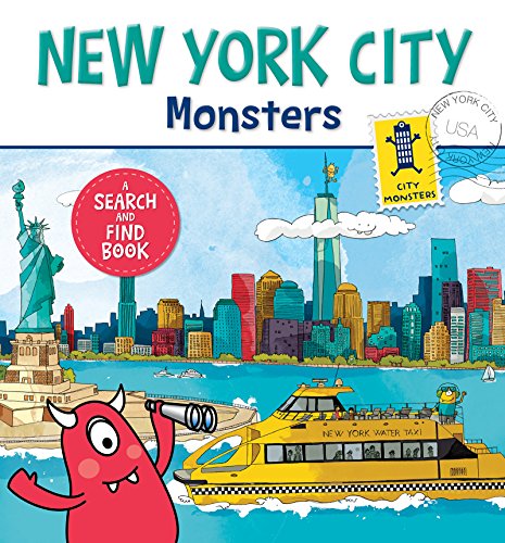 cover image New York City Monsters: A Search and Find Book